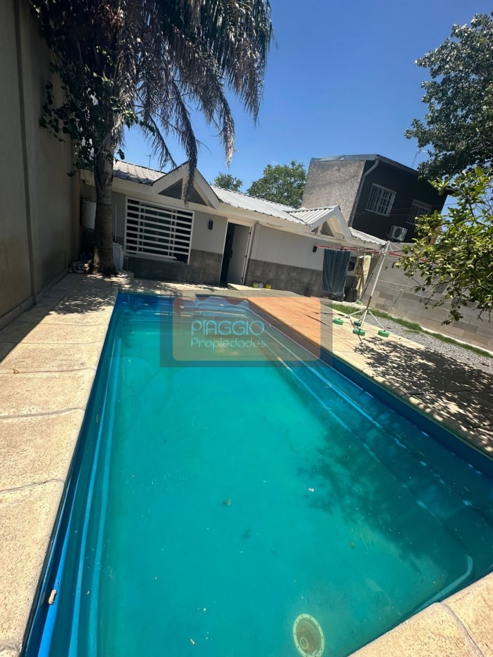 CASA DOS AMBIENTES CON PILETA EN ALQUILER