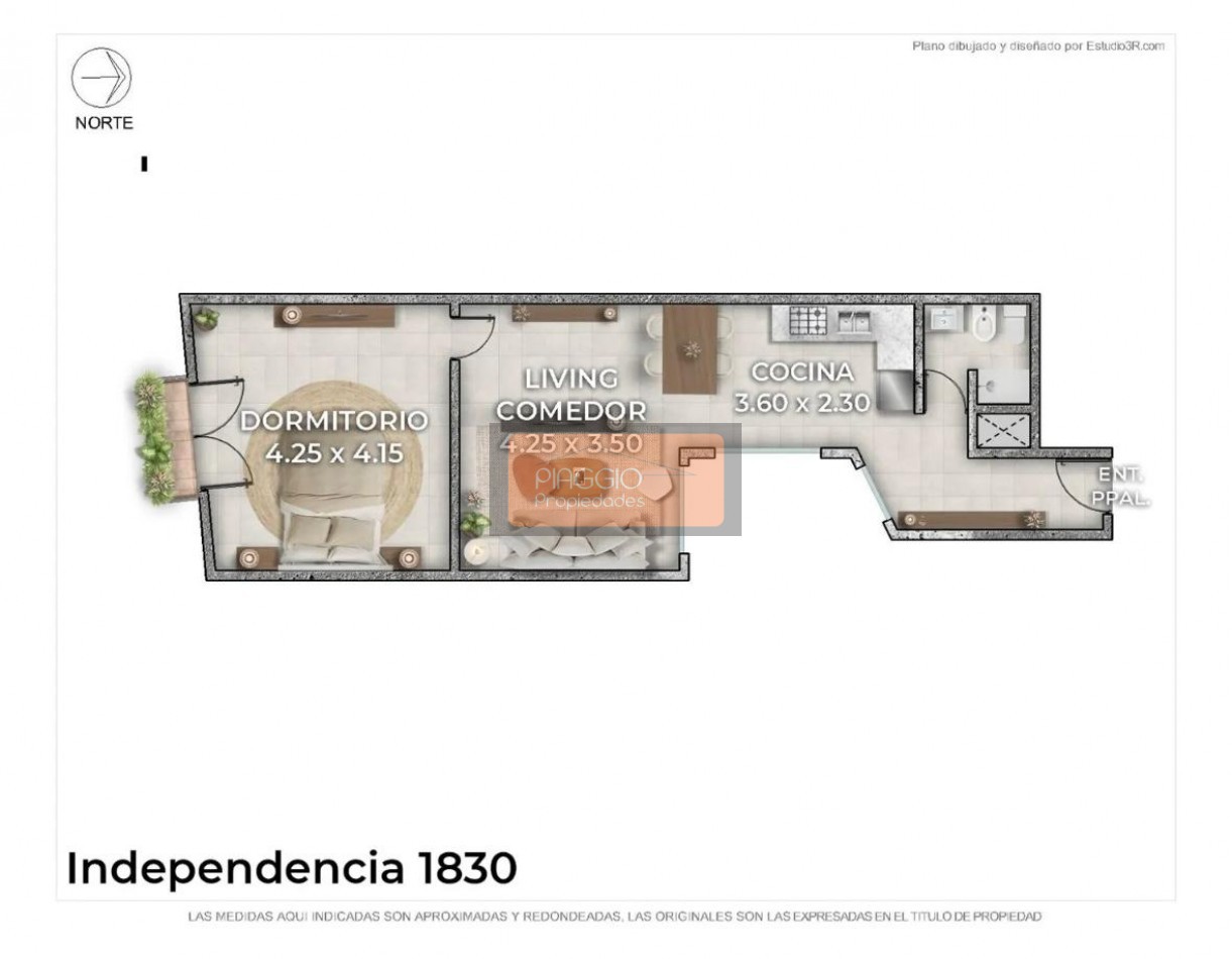 NUEVO INGRESO!!! DTO. DOS AMBIENTES CON BALCON 