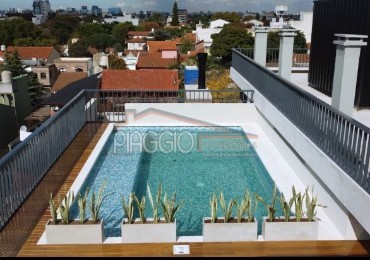 Hermoso! Departamento 2Amb. al Frente c/ Cochera, Parrilla y Pileta